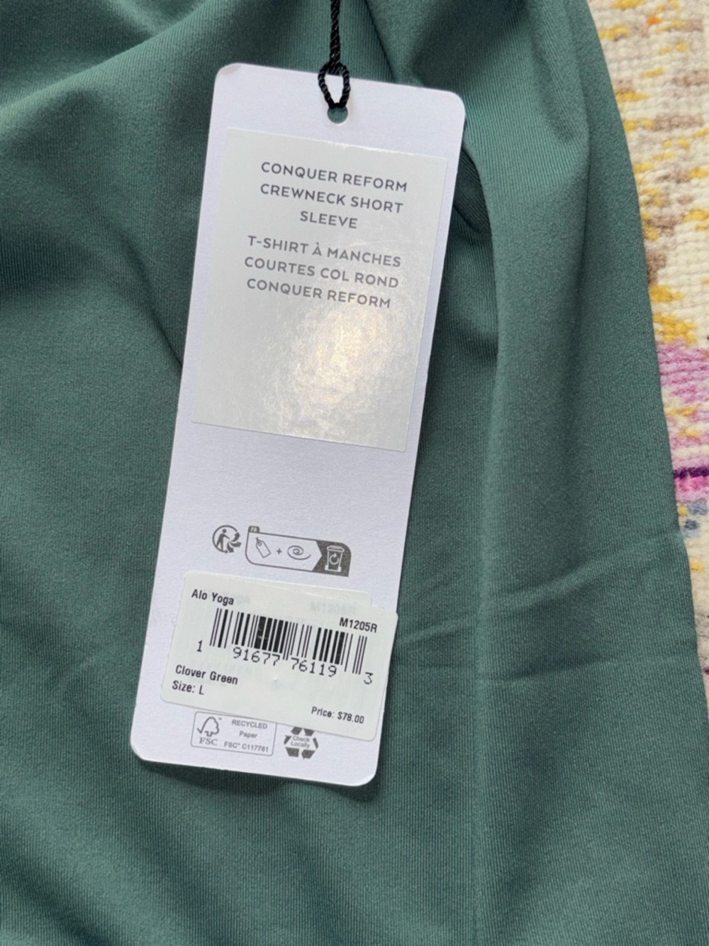 Alo Conquer Reform Crewneck Short Skeeve Men’s - Picture 6 of 6